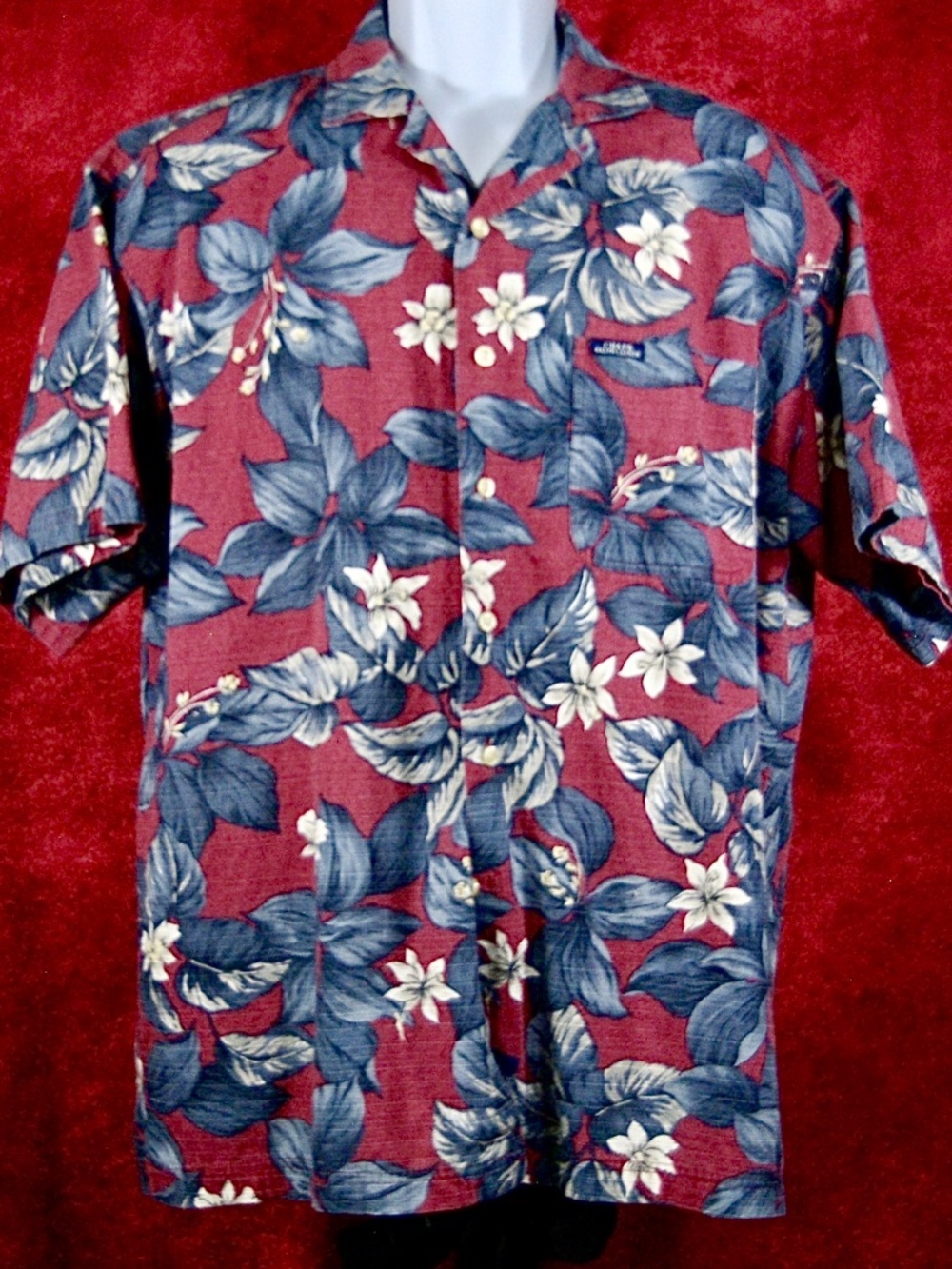 Vintage Ralph Lauren Chaps Tropical Design Camp Shirt